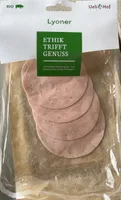 Bio-Lyoner geschnitten