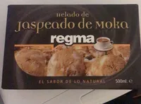 jaspeado de moka helado