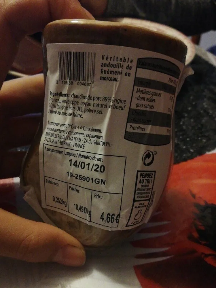Véritable andouille de Gemeé