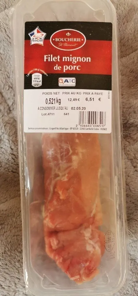 Filet mignon de porc