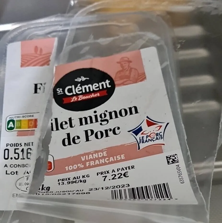 Filet mignon de porc