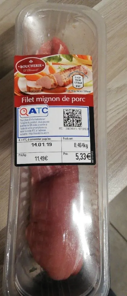 Filet mignon de porc