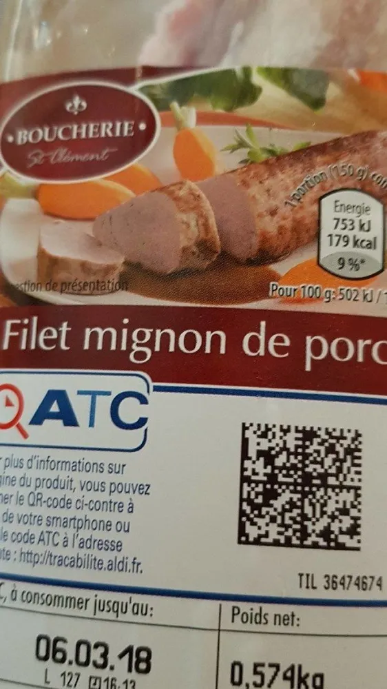 Filet mignon de porc