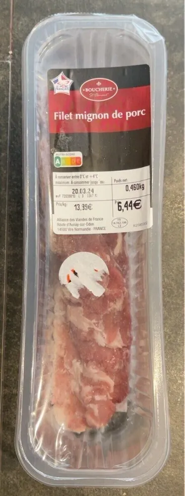 Filet Mignon De Porc France