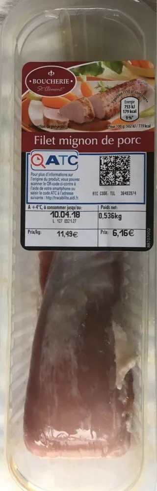 Filet mignon de porc