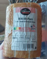 Rôti de porc cuit fumé au bois de hêtre