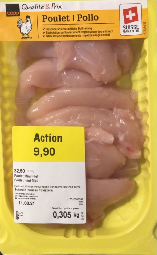 Des de blanc de poulet