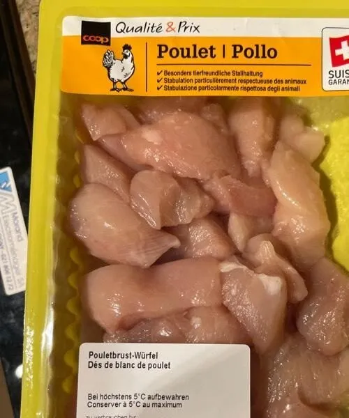Émincé de blanc de poulet