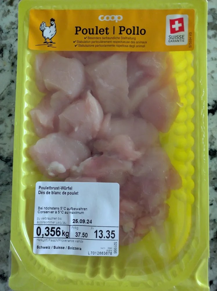 Pouletbryst-Würfel