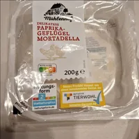 Paprika-Geflügel Mortadella Spitzenqualität