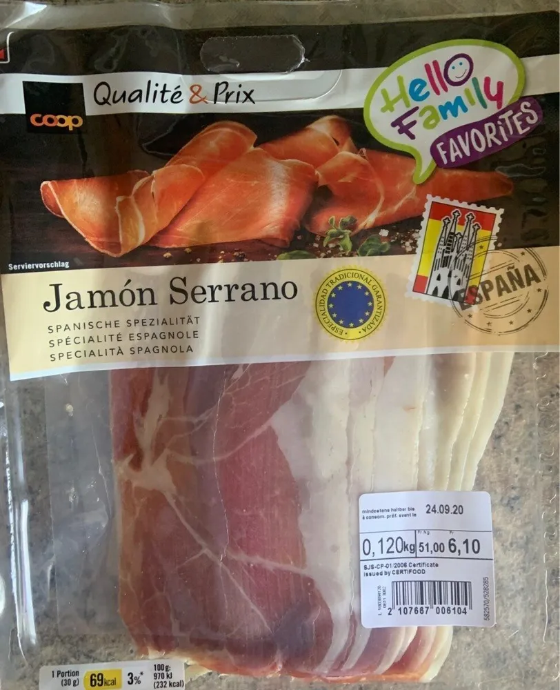 Jamón serrano