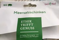 Bio Meersalzschinken geschnitten