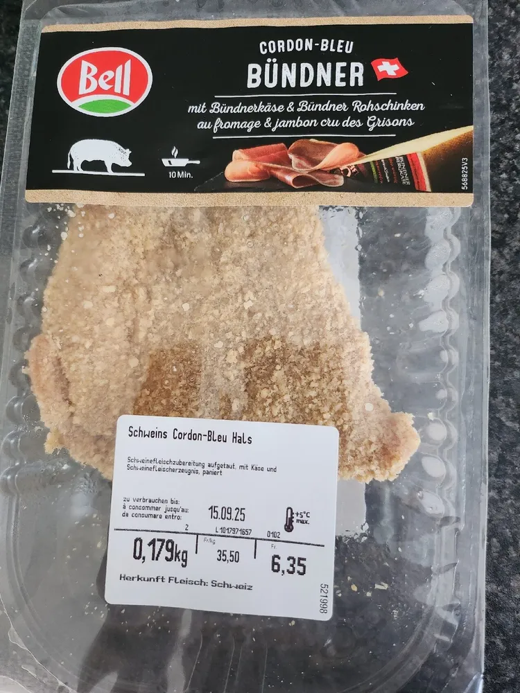 Schweins Cordon-Bleu Hals