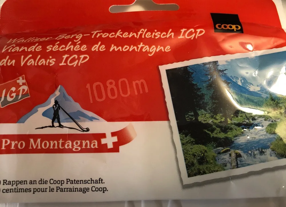 Viande sechee du valais