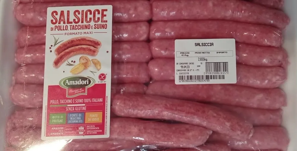 Salsiccia di pollo, tacchino e suino