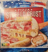 Stuffed Crust Salami Pizza