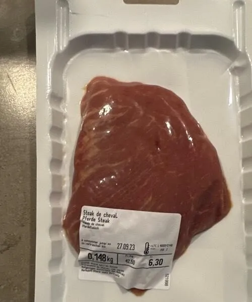 Steak de. Cheval