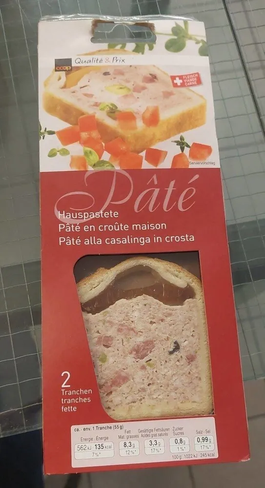 Pâté en croûte maison
