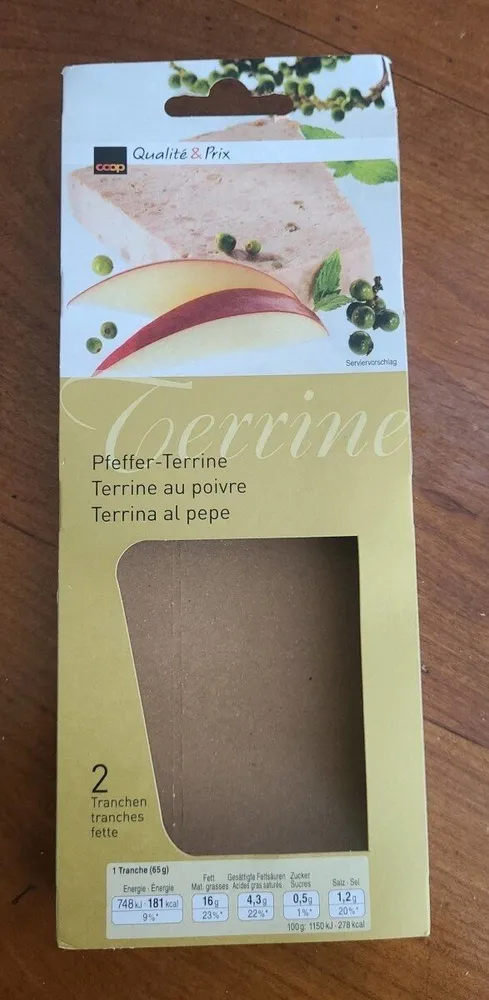Terrine au poivre