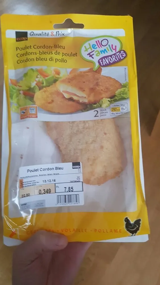 Cordons-bleus de poulet