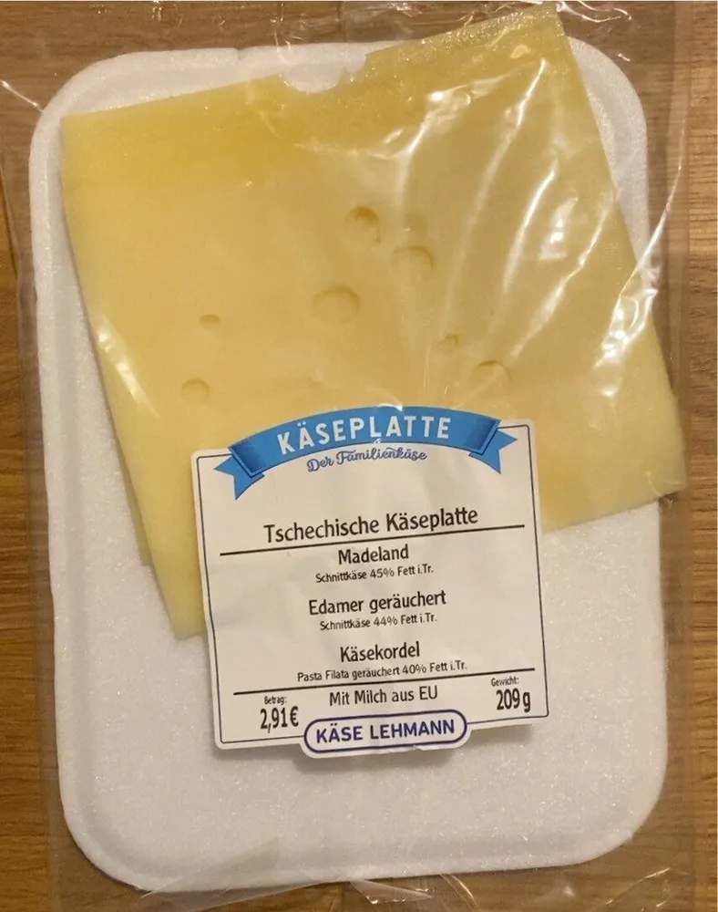 Tschechische Käseplatte