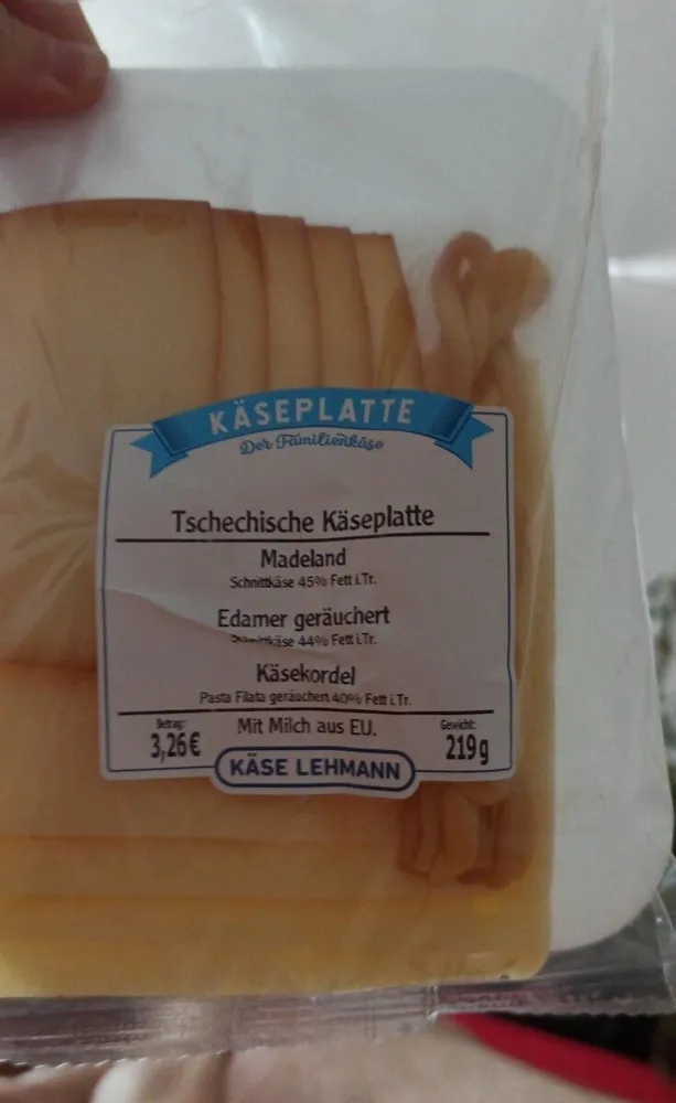 Tschechische Käseplatte