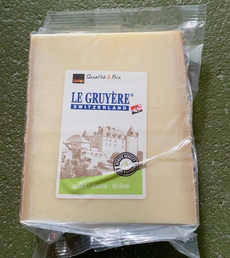 Le Gruyère Switzerland mild