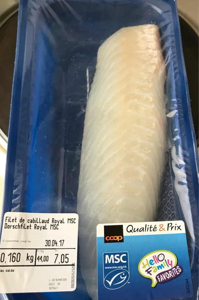 Filet de Cabillaud royal
