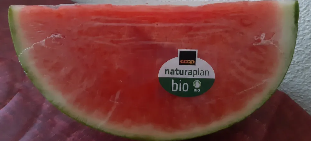 Bio Pasteque tranchêes avec peu de pépins