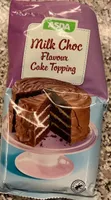 milk choc flavor cake topping