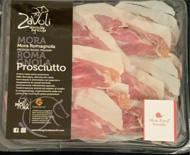 Prosciutto crudo di mora romagnola