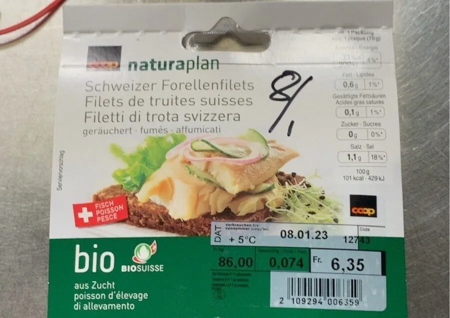 Filets de truite