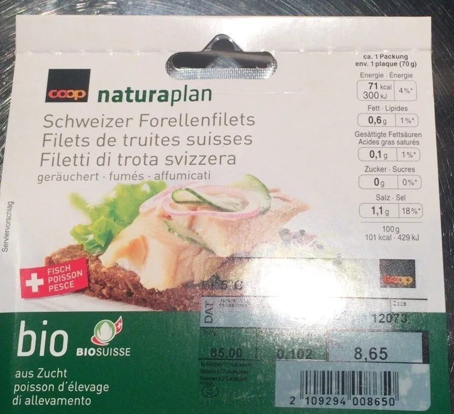 Schweizer Forellenfilets