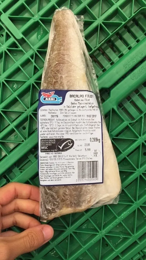 Arbi Bacalao Filet