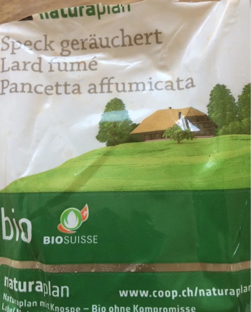 Lard fumé