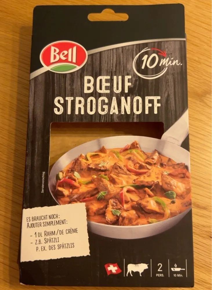Boeuf stroganoff