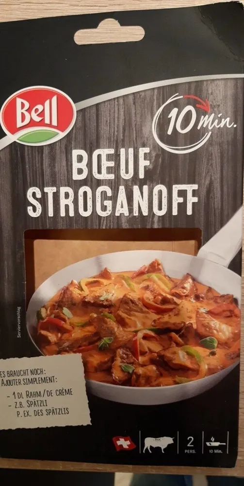 Boeuf stroganoff