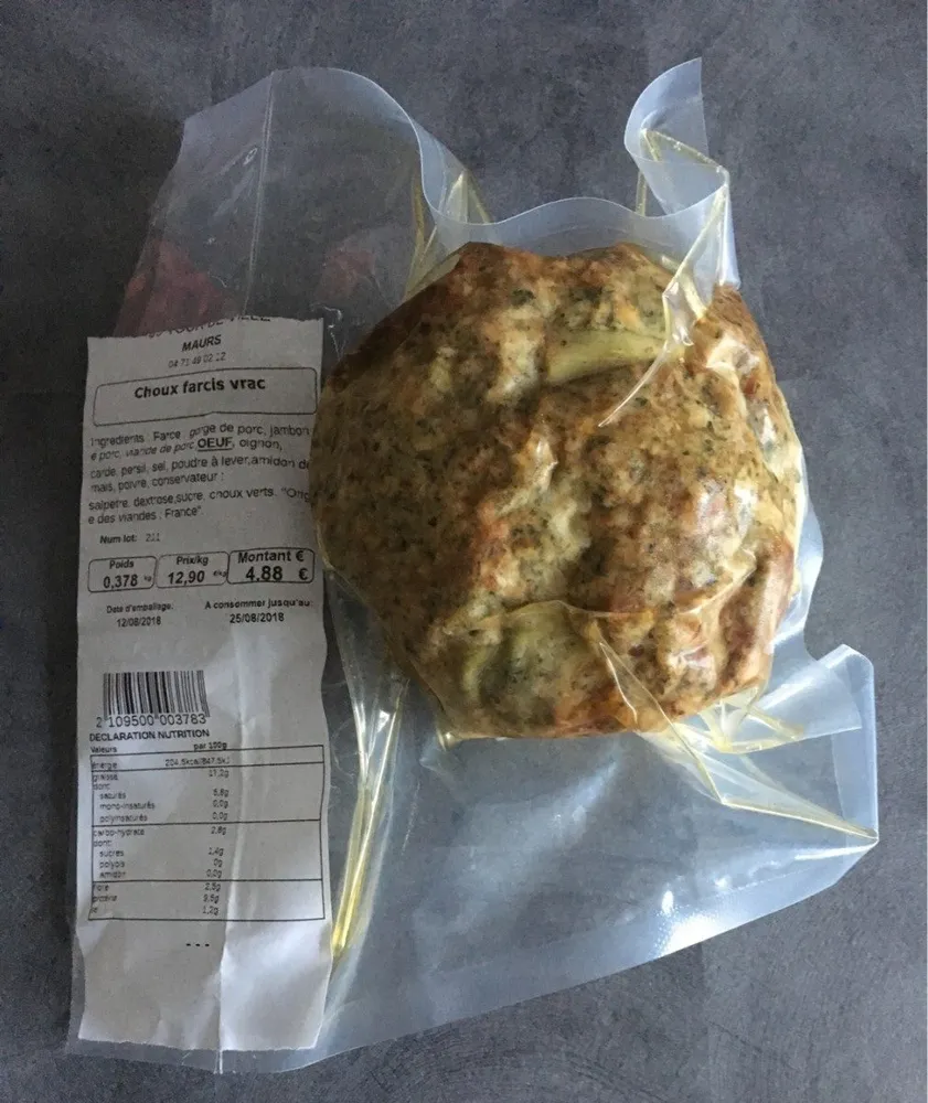 Choux farcis vrac