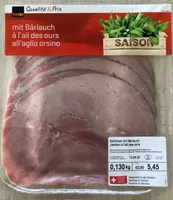 Jambon à l'ail des ours
