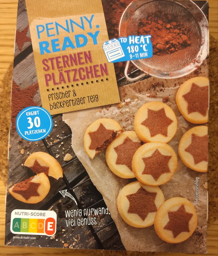 Sternenplätzchen (fertiger Teig)