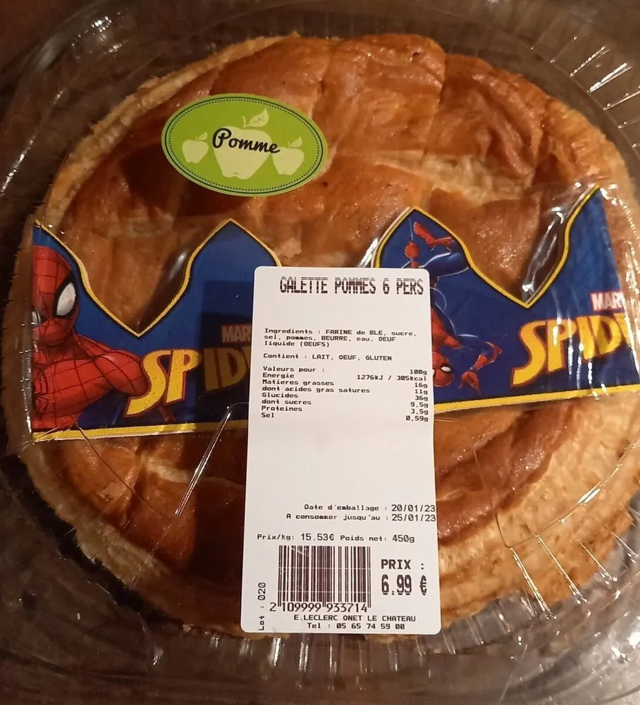 Galette pommes