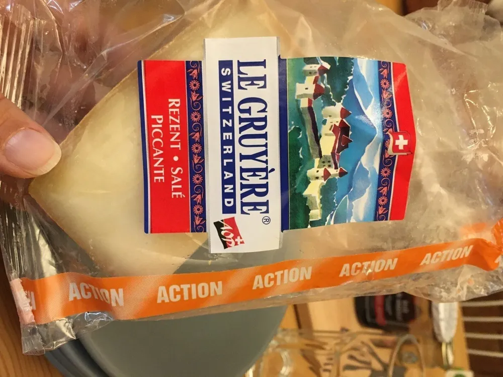 Le Gruyere AOP salé