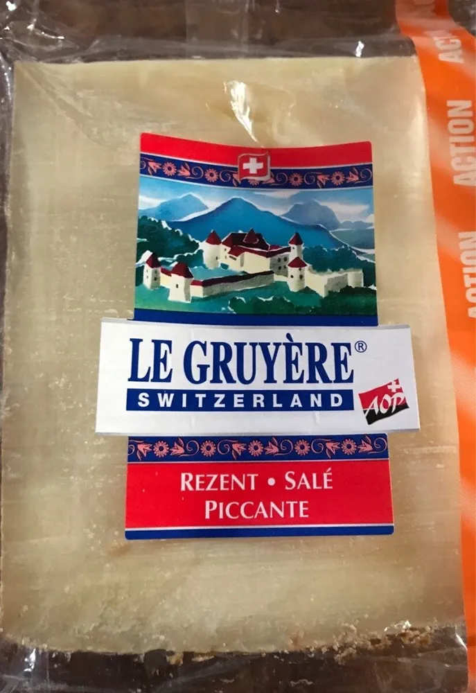 Le gruyère AOP salé