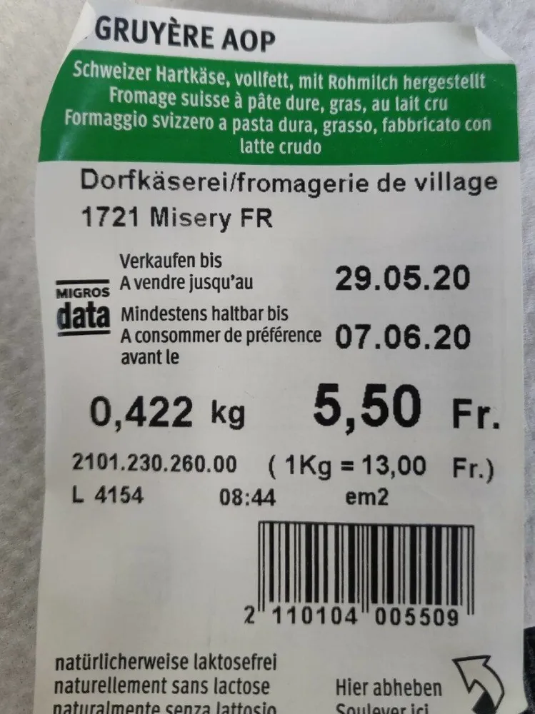 Gruyère AOP