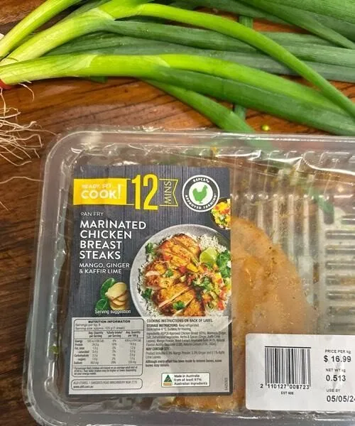 Marinated chicken breast