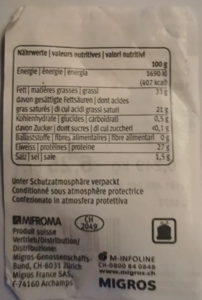Gruyère AOP Surchoix