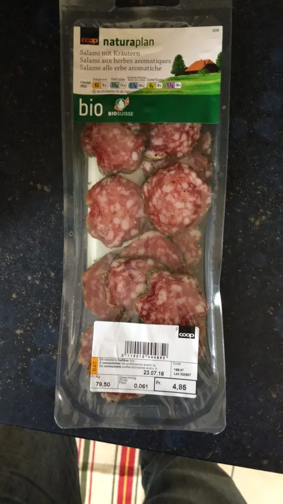 Salami aux herbes aromatiques