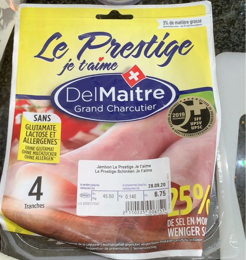 Jambon le prestige
