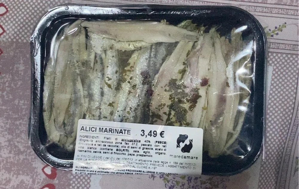 Alici marinate