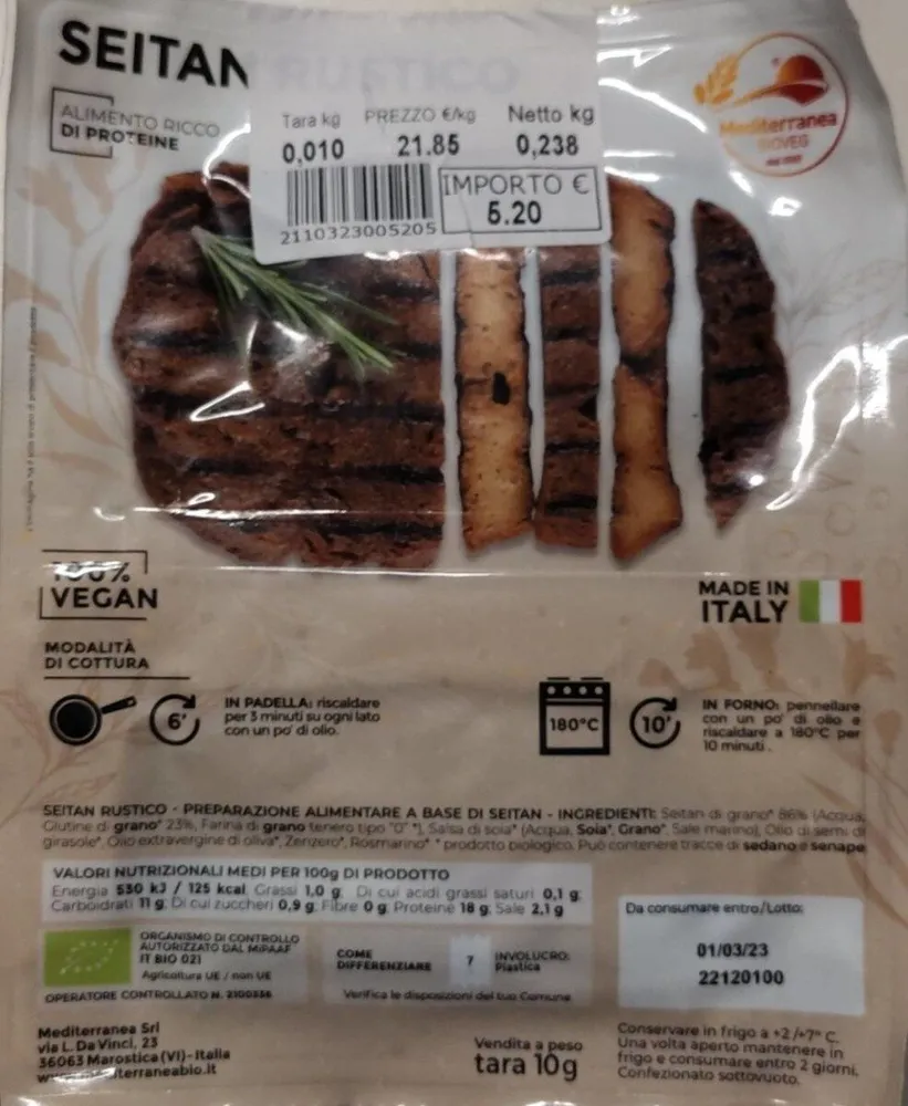 Seitan Rustico